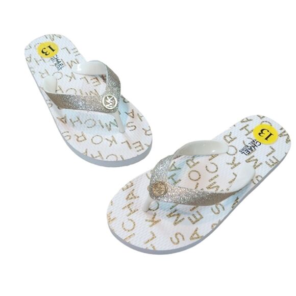NWOB Michael Kors Flavia Flip Flops - Picture 2 of 7